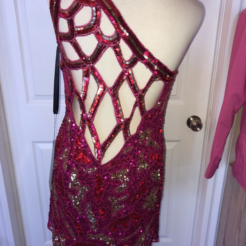 Mini dress , sequence